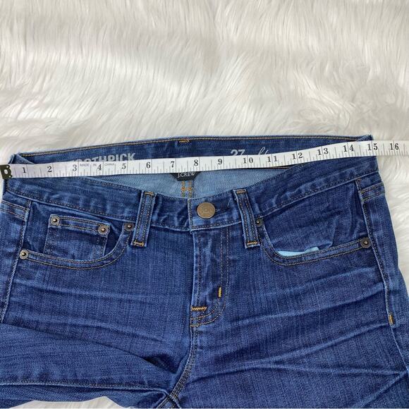 J. Crew Women's Toothpick Jeans Size 27 Blue Medium Low Rise Casual - Picture 6 of 11